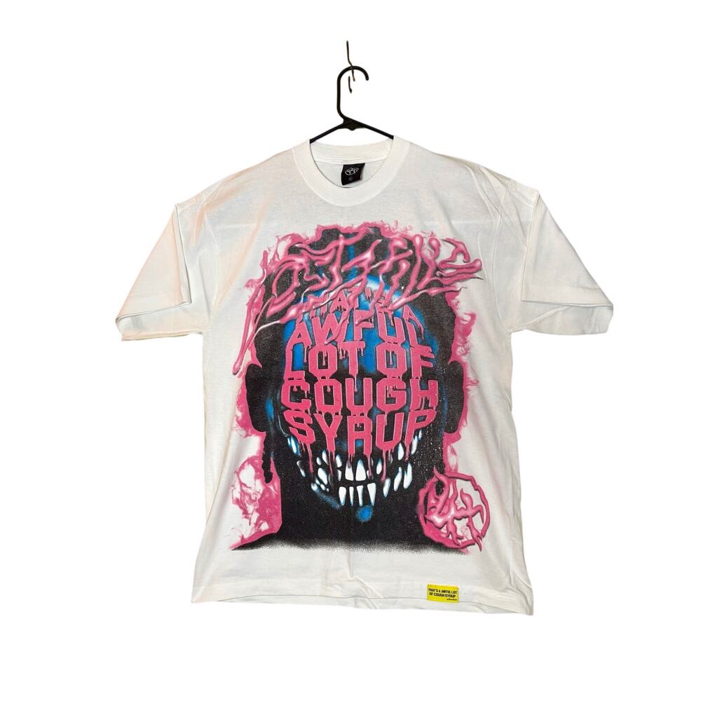 NWOT - Large - Awful Lot of Cough Syrup x Lost Hills - White